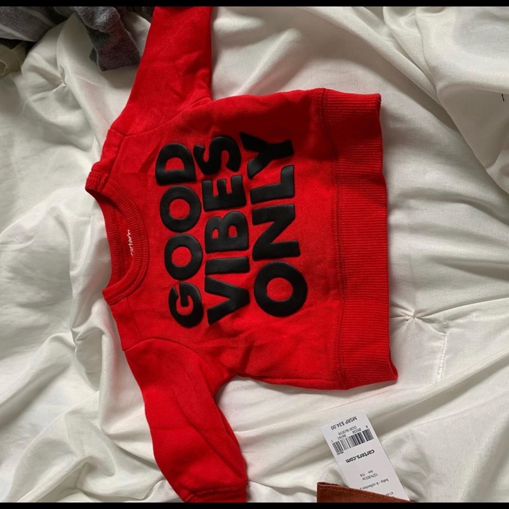 Carters size 3 mos sweatshirt